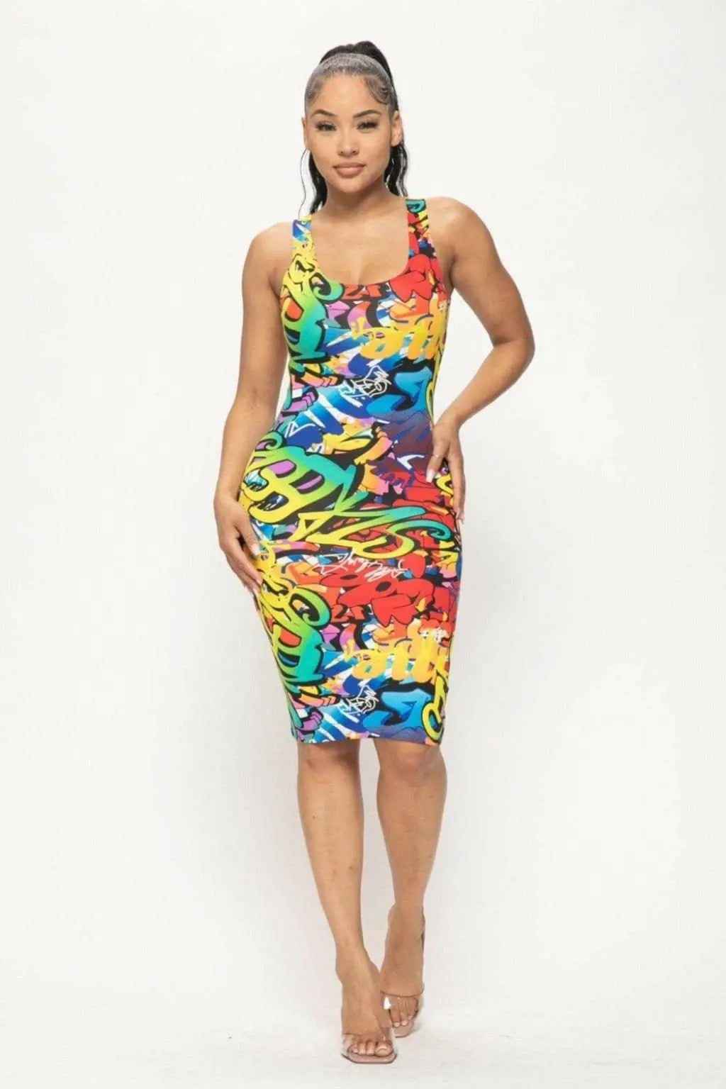 Graffiti dress front view - Epicplacess