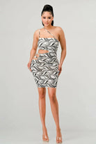 Leaf print dress outfit view - Epicplacess