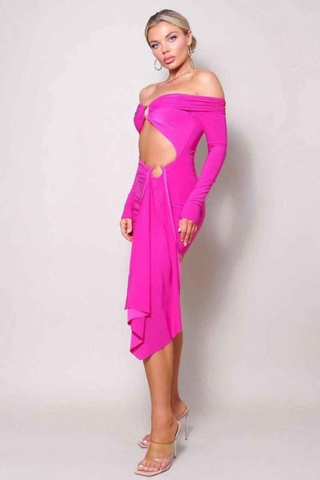 Ring Out mini dress side view - Epicplacess