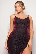 Glitter maxi dress close view - Epicplacess