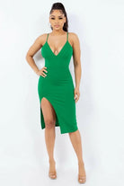 Talia midi dress back view - Epicplacess