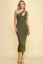 Green halter pleated maxi dress - Epicplacess