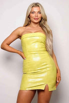 Yellow mini dress - Epicplacess