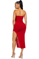 Slinky Invisible Strap Midi Dress