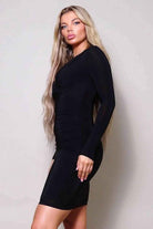 Steph crossover midi dress product view - Epicplacess