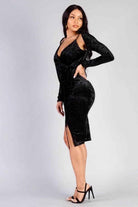 Wrap dress back view - Epicplacess