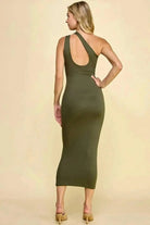 Halter maxi dress side detail - Epicplacess