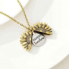Holy Grail sunflower pendant necklace - Epicplacess
