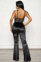 Velvet jumpsuit front detail - Epicplacess