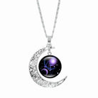 Crescent moon necklace style view - Epicplacess