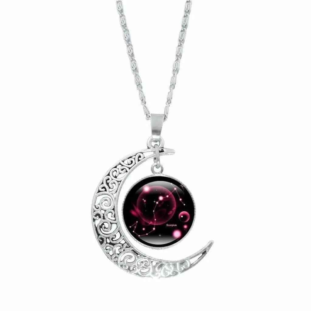 Crescent moon pendant necklace - Epicplacess