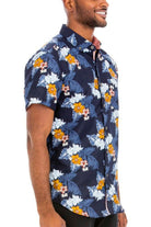 Hawaiian button shirt front view - Epicplacess