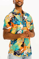 Hawaiian print shirt front view - Epicplacess