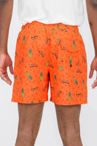 Tropical print swim brief front view - Epicplacess