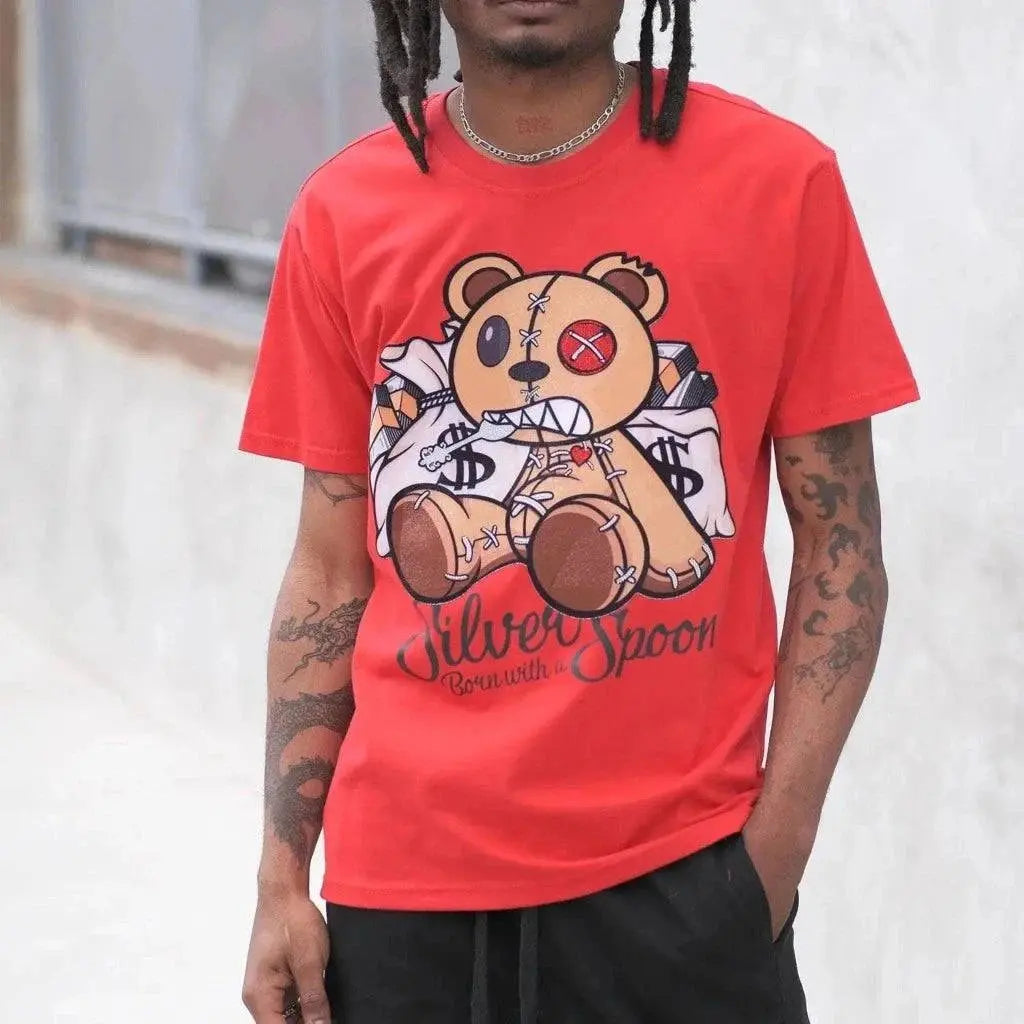 Red graphic T-shirt - Epicplacess