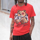 Red graphic T-shirt - Epicplacess