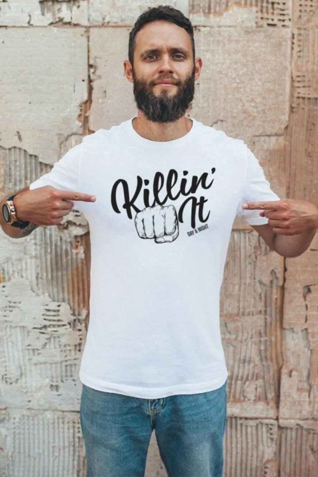 Killin It tee outfit view - Epicplacess