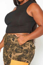 Ribbed one-sleeve top outfit view - Epicplacess