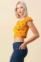 Ruffle crop top close view - Epicplacess