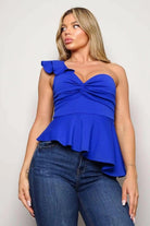 Ruffle peplum top final view - Epicplacess
