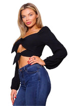 Front-tie crop top style view - Epicplacess