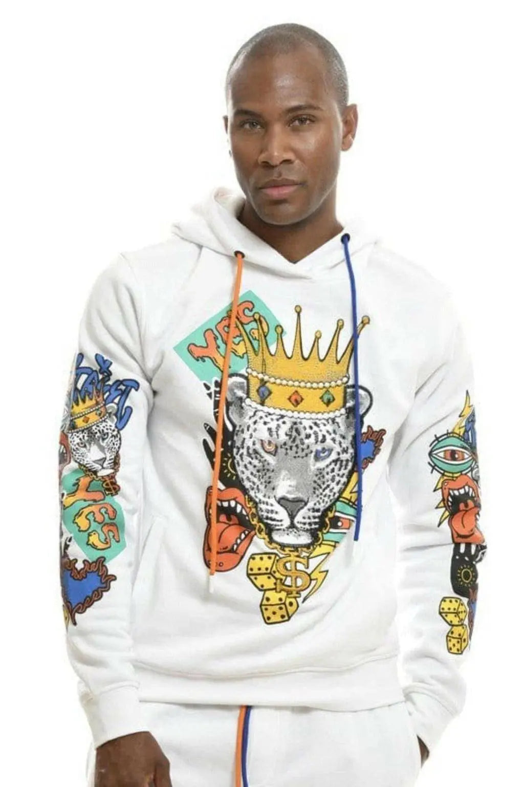 Fleece tracksuit front view - Epicplacess