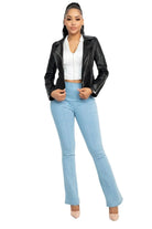 Coated moto jacket - Epicplacess