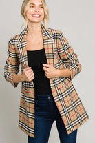 Tartan plaid jacket outfit view - Epicplacess