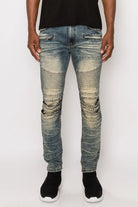 Stacked jeans side view - Epicplacess