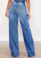 Cargo denim jeans final view - Epicplacess
