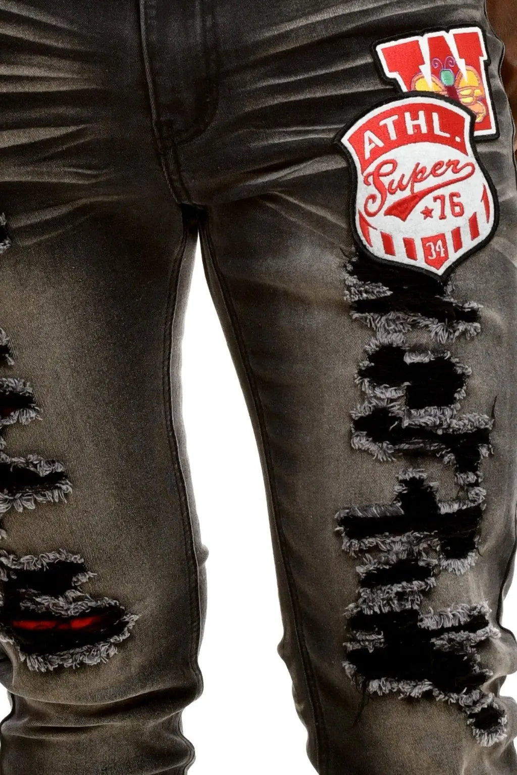 Ripped jeans close detail - Epicplacess