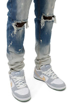 Bleached stacked jeans product view - Epicplacess