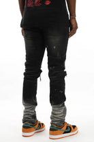 Bleached stacked jeans final detail - Epicplacess