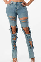 Light wash high-rise skinny jeans - Epicplacess
