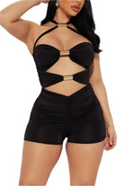 Black halter jumpsuit - Epicplacess