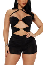 Black jumpsuit outfit view - Epicplacess