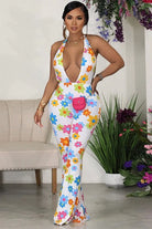 White jumpsuit outfit view - Epicplacess