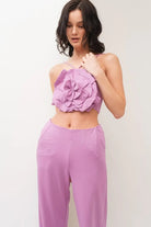 Pink wide-leg jumpsuit - Epicplacess