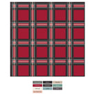 Kids' red classic holiday plaid long sleeve bamboo pajama set – view 2