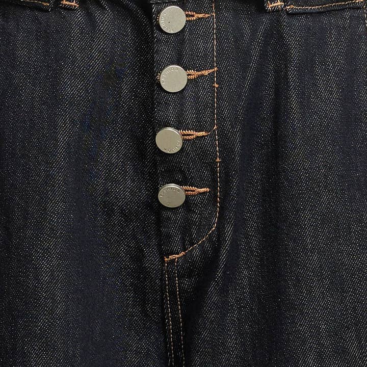 Men's Black American Street-Style Baggy Denim Jeans - view 4