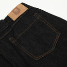 Men's Black Distressed Patchwork Wide-Leg Jeans - view 4