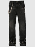 Men's Nostalgic Blue Straight-Leg Stretch Denim Jeans - view 5