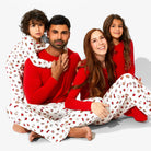 Men's Sugar Cookie Print Bamboo Pajama Set in sugar cookie print – front view