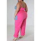 Pink pants set front view - Epicplacess