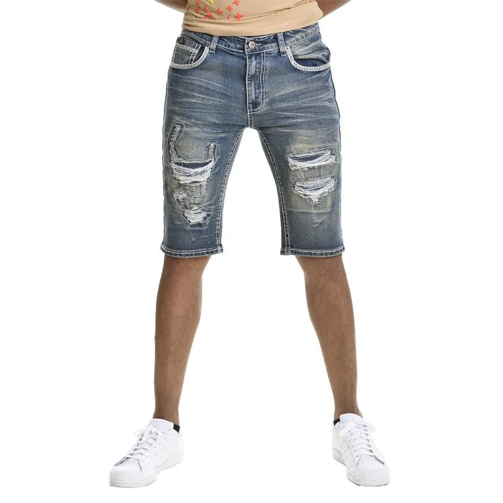 Distressed shorts outfit view - Epicplacess