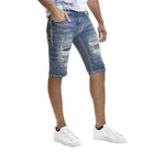 Raw hem denim shorts close detail - Epicplacess