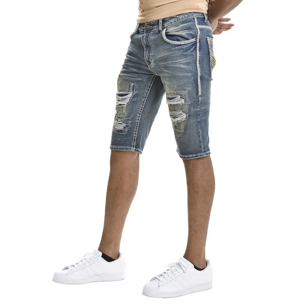 Raw hem shorts back view - Epicplacess