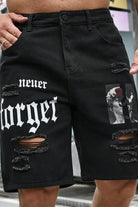 Raw hem shorts back view - Epicplacess