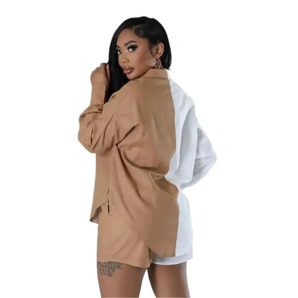 Gauze shorts set detail - Epicplacess