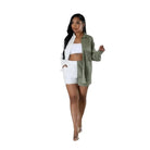 Gauze shorts set back view - Epicplacess